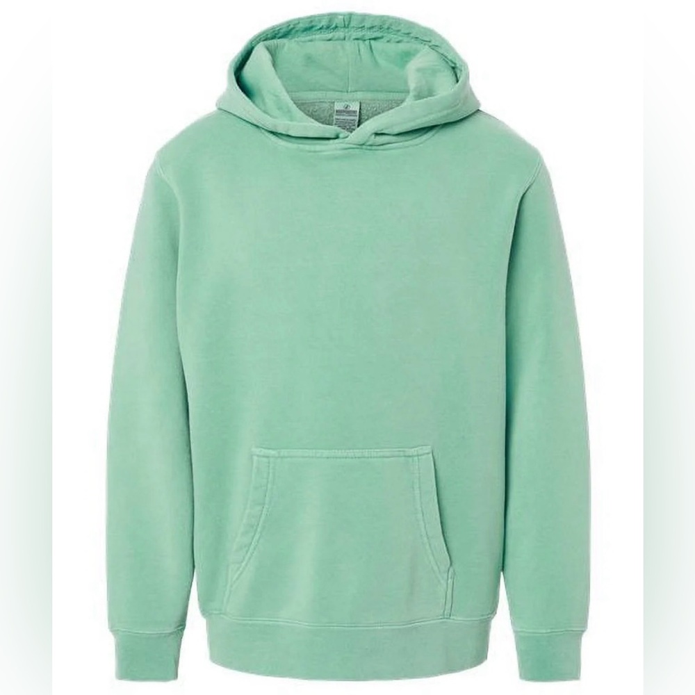 BRAND NEW Men's Mint Green Hooded Pullover Sweatshirt Size XL